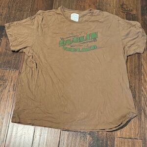 J. Crew Brown Dublin Graphic Tee